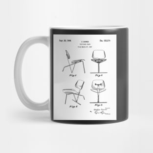 Eames Chair Patent - Designer Modern Design Art - White Mug